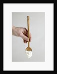 Spoon with yogurt by Anonymous
