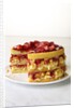 Strawberry shortcake with cornbread by Anonymous