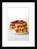 Strawberry shortcake with cornbread by Anonymous