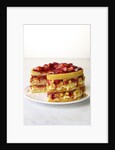 Strawberry shortcake with cornbread by Anonymous
