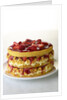 Strawberry shortcake with cornbread by Anonymous