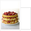 Strawberry shortcake with cornbread by Anonymous
