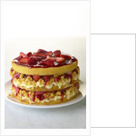 Strawberry shortcake with cornbread by Anonymous