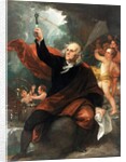 Benjamin Franklin Drawing Electricity from the Sky by Benjamin West