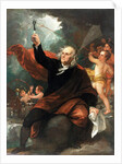 Benjamin Franklin Drawing Electricity from the Sky by Benjamin West