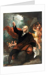 Benjamin Franklin Drawing Electricity from the Sky by Benjamin West