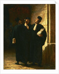 Three Lawyers by Honore Daumier