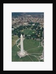 Rare aerial, the Washington Monument by Anonymous