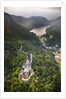 Aerial view of the great castle Neuschwanstein by Anonymous