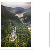 Aerial view of the great castle Neuschwanstein by Anonymous