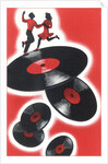 Couple Jitterbugging on Records by Anonymous
