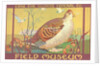 Poster for Field Museum with Quail by Anonymous