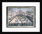 Horse Joust in the Piazza Santa Croce by Jan Van der Straet