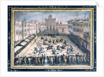 Horse Joust in the Piazza Santa Croce by Jan Van der Straet