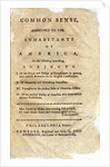 Title page from Thomas Payne's Common Sense pamphlet by Anonymous