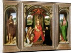 Small Triptych of St. John the Baptist by Hans Memling