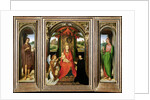 Small Triptych of St. John the Baptist by Hans Memling