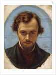 Portrait of Dante Gabriel Rossetti by William Holman Hunt