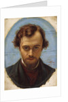 Portrait of Dante Gabriel Rossetti by William Holman Hunt