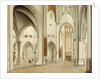 Interior of St. Bavo Cathedral, Haarlem by Pieter Saenredam