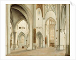 Interior of St. Bavo Cathedral, Haarlem by Pieter Saenredam