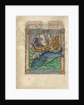 Two Fishermen on a Sea Monster, by Anonymous