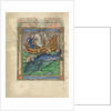 Two Fishermen on a Sea Monster, by Anonymous