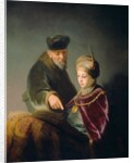 A Young Scholar and his Tutor by Rembrandt van Rijn