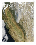Satellite View of the Rim Fire, California by Anonymous
