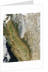 Satellite View of the Rim Fire, California by Anonymous