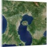 Satellite View of Sakura-jima Volcano in Japan by Anonymous