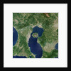 Satellite View of Sakura-jima Volcano in Japan by Anonymous