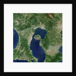 Satellite View of Sakura-jima Volcano in Japan by Anonymous