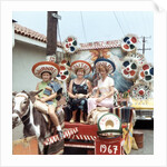 Mother and daughters as tourists in Tijuana, Mexico, ca. 1967 by Anonymous