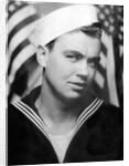Photo booth portrait of WWII sailor, ca. 1943. by Anonymous