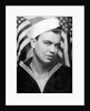 Photo booth portrait of WWII sailor, ca. 1943. by Anonymous