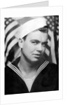 Photo booth portrait of WWII sailor, ca. 1943. by Anonymous