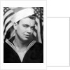Photo booth portrait of WWII sailor, ca. 1943. by Anonymous