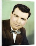 Mature man colorized studio portrait, ca. 1955. by Anonymous