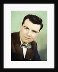 Mature man colorized studio portrait, ca. 1955. by Anonymous