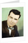 Mature man colorized studio portrait, ca. 1955. by Anonymous