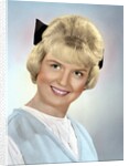 Young woman studio portrait, ca. 1966. by Anonymous