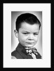 Young boy kindergarten school portrait, ca. 1948. by Anonymous