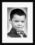 Young boy kindergarten school portrait, ca. 1948. by Anonymous