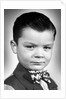 Young boy kindergarten school portrait, ca. 1948. by Anonymous