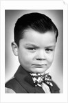 Young boy kindergarten school portrait, ca. 1948. by Anonymous