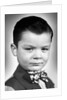 Young boy kindergarten school portrait, ca. 1948. by Anonymous