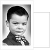 Young boy kindergarten school portrait, ca. 1948. by Anonymous