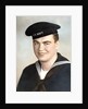 Young sailor's formal US Navy portrait, ca. 1942. by Anonymous