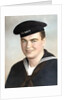 Young sailor's formal US Navy portrait, ca. 1942. by Anonymous